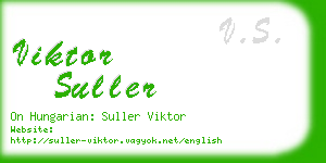 viktor suller business card